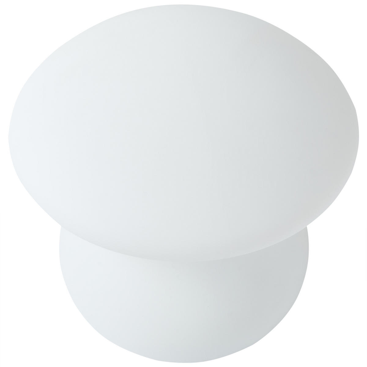 LED-TISCHLAMPE Weiß Tuira - Weiß, Kunststoff (21/21/22cm) - Beliani
