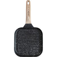 GRILLPFANNE Schwarz 36/18/2.5 cm KB7810 - Schwarz, Metall (18cm) - Klausberg 