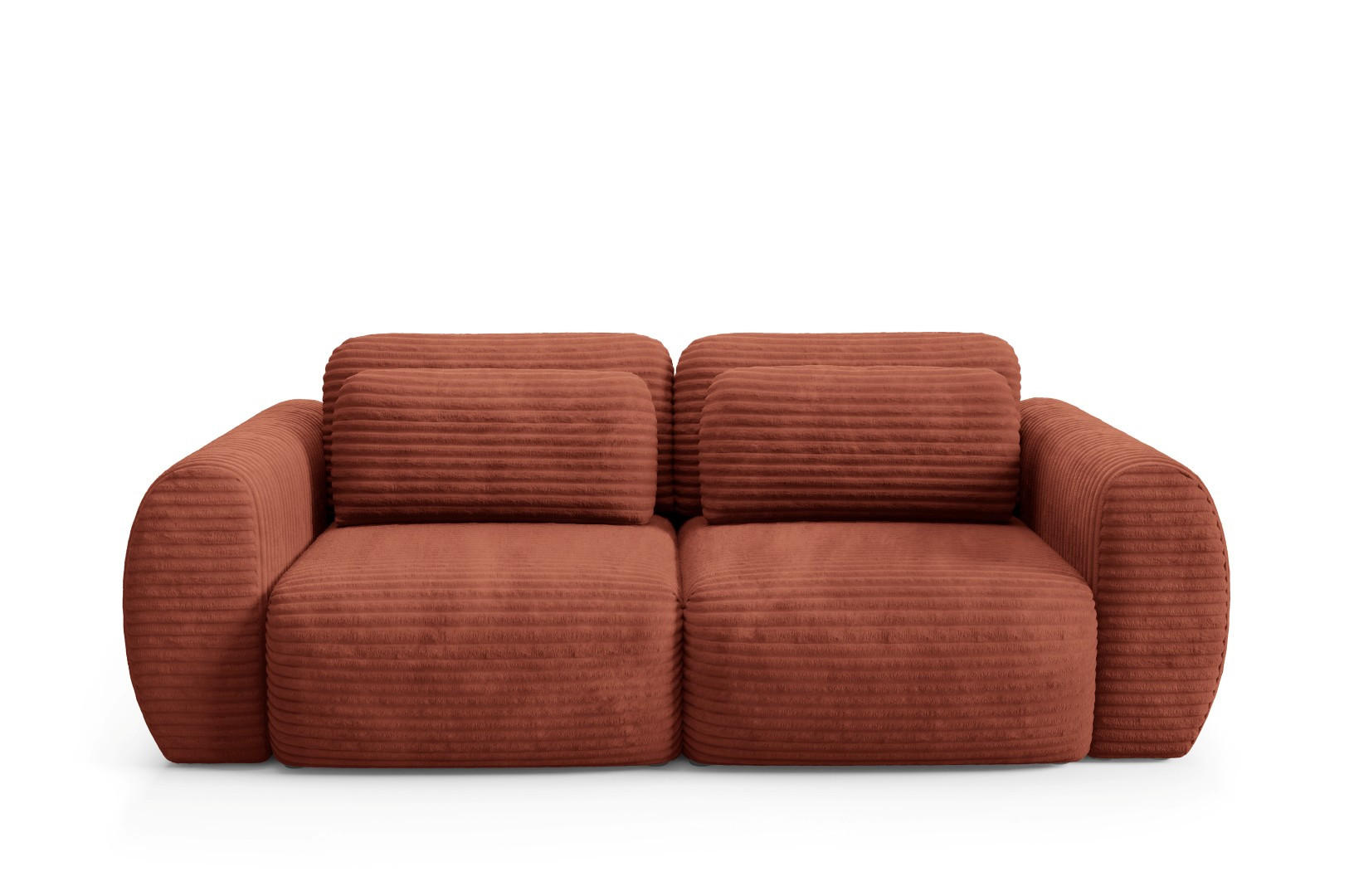 Furnisell ROZKLÁDACÍ POHOVKA s úložným prostorem červená