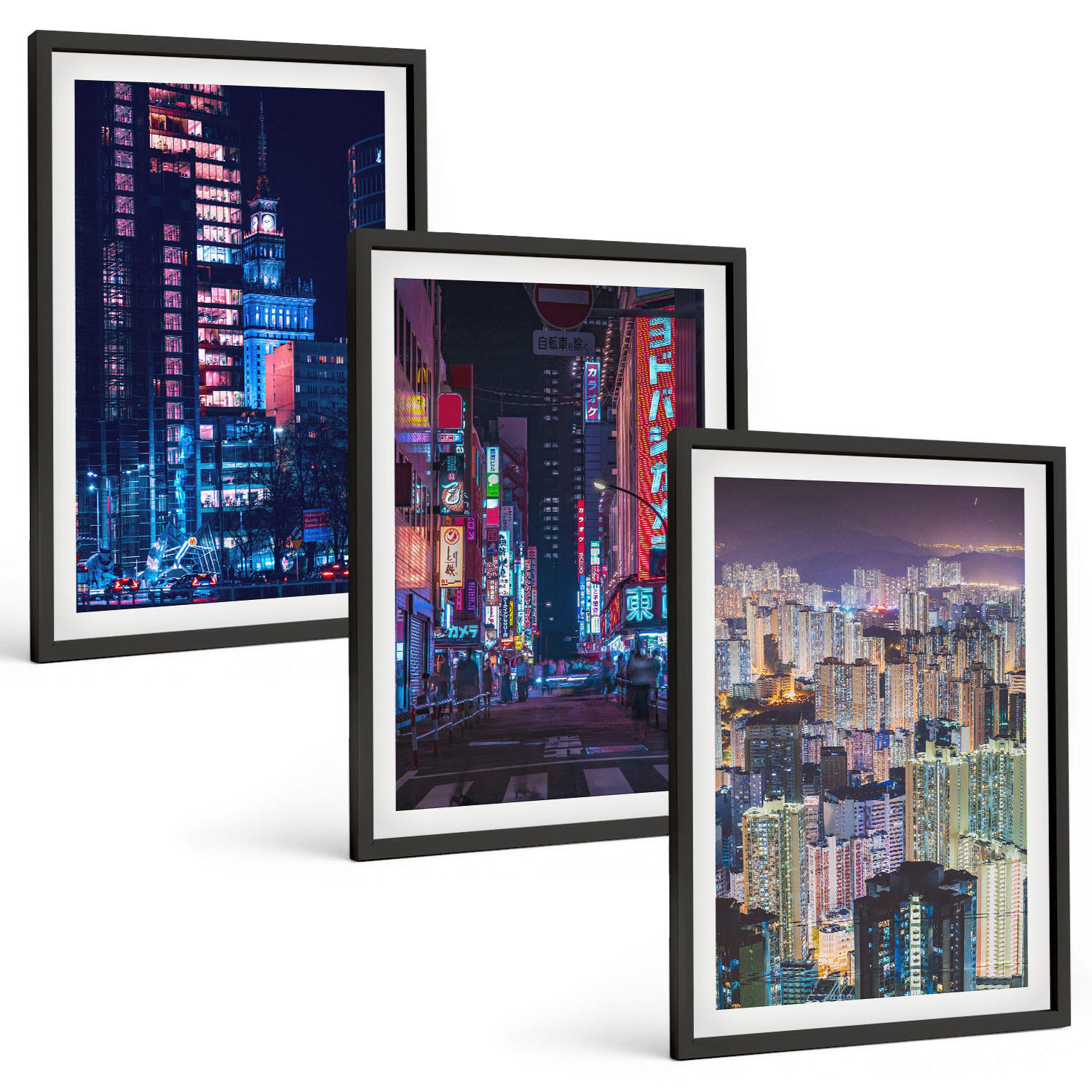 Tulup Bilder Schwarz 40x60 cm