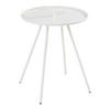GARTEN-BEISTELLTISCH Fosen - Weiß, Metall (42/42/55cm) - [en.casa]