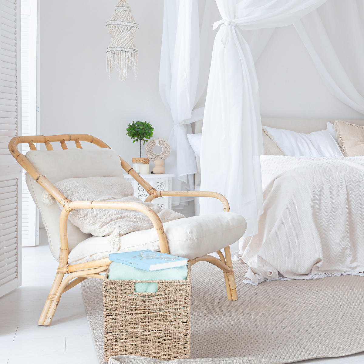 AUFBEWAHRUNGSKORB - Hellbraun, Textil/Metall (30/30/30cm) - Relaxdays