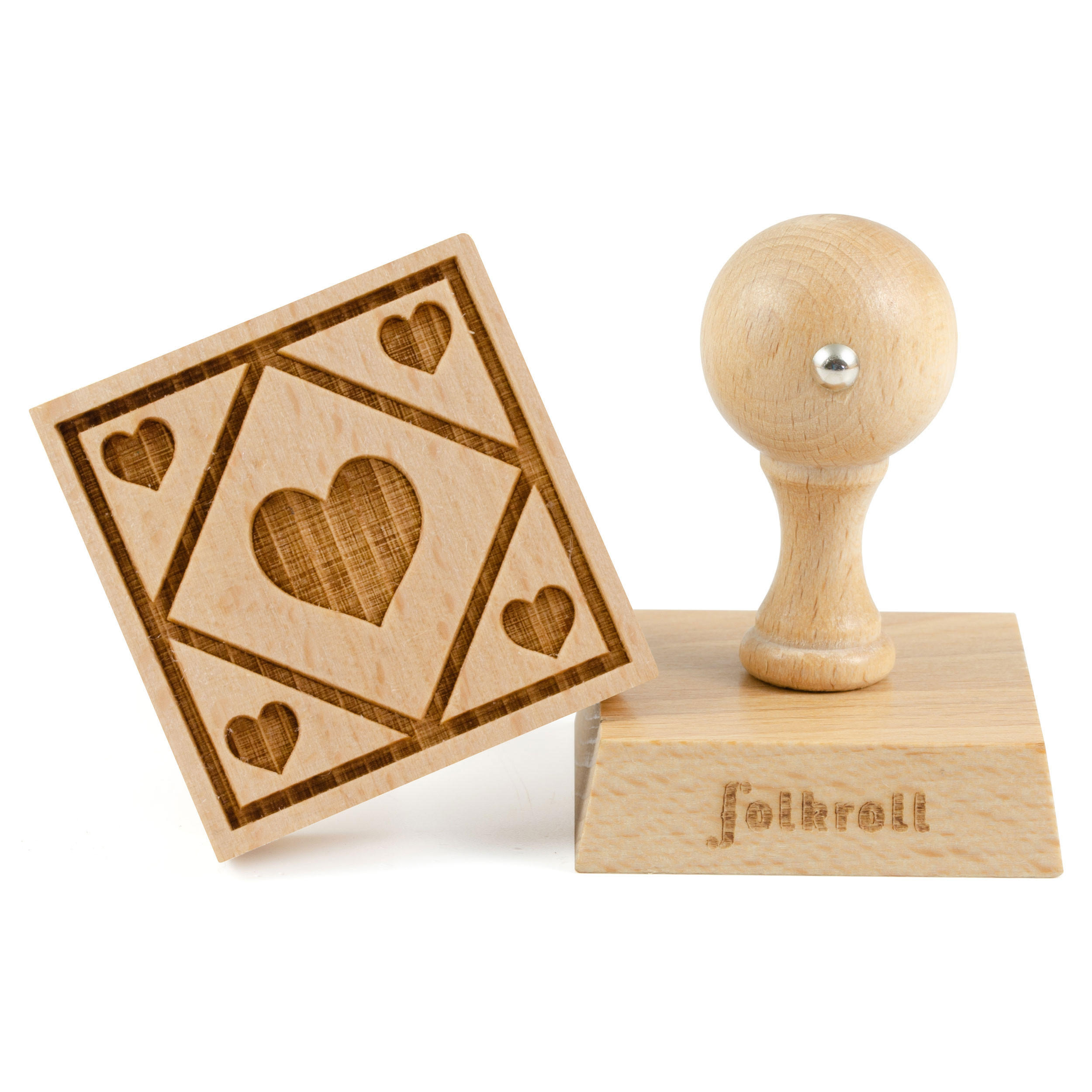 Folkroll Keksstempel Braun 5.5x7x5.5 cm