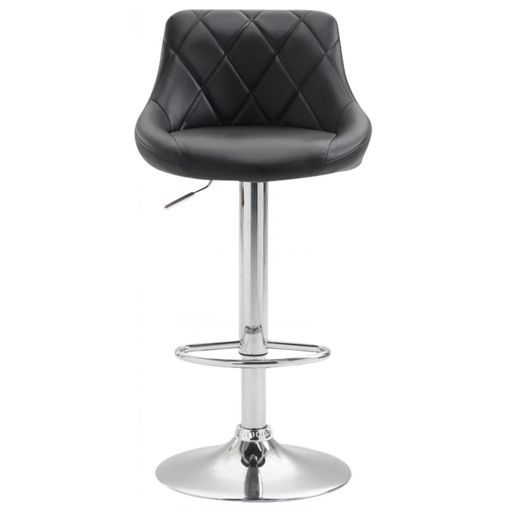 Thumbnail - CLP Barhocker, Schwarz, Textil, 46x83x49 cm, Esszimmer, Barmöbel, Barhocker