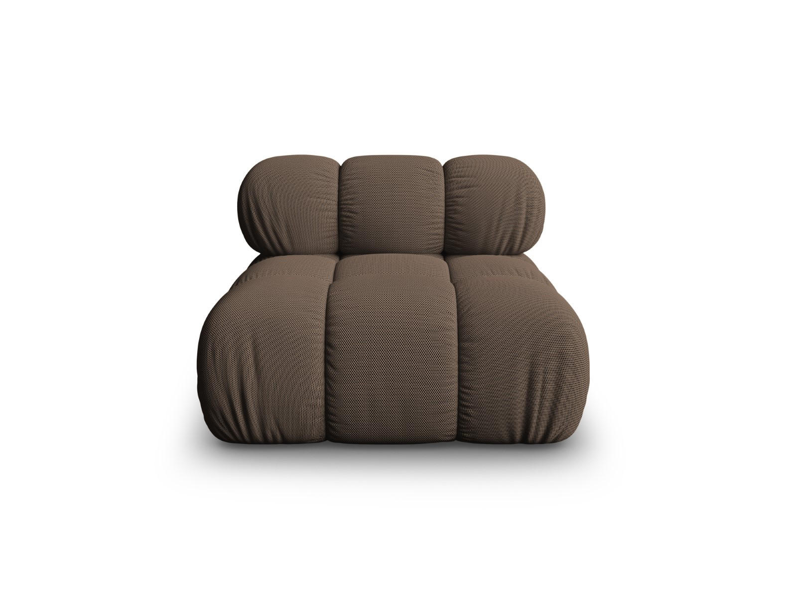 MODUL Bellis aus 3D-Stoff braun - Braun, Textil (94/70/94cm) - Micadoni