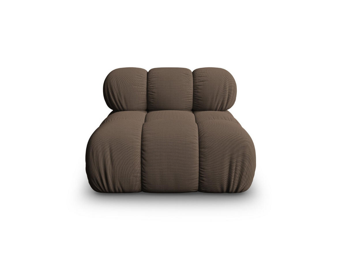 MODUL Bellis aus 3D-Stoff braun - Braun, Textil (94/70/94cm) - Micadoni