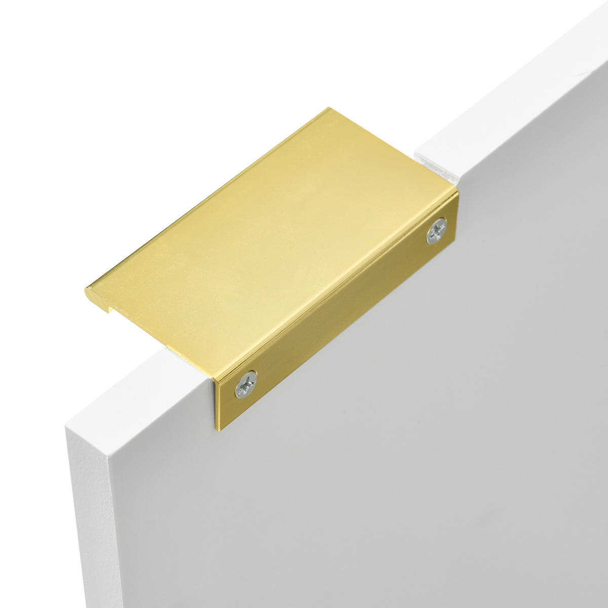 SIDEBOARD weiß mit goldenen Beinen, 75x40x90 cm - Weiß, Holzwerkstoff/Metall (75/90/40cm) - Urban Meuble