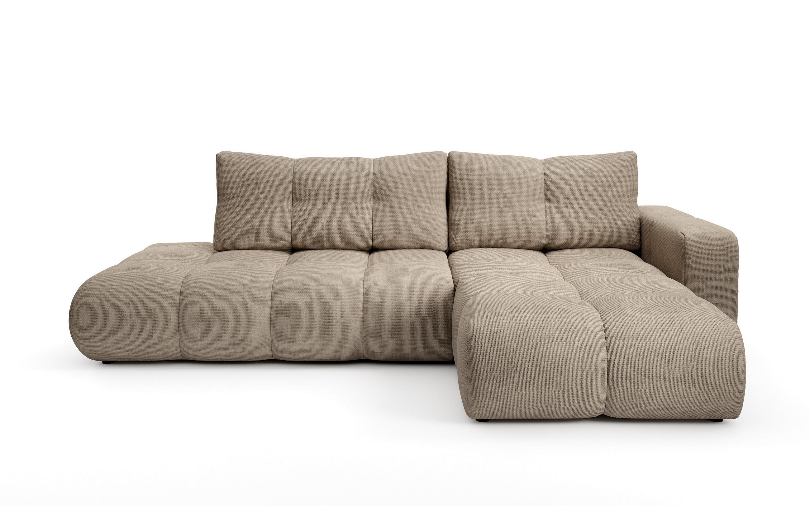 Masseno Ecksofa Sand 266.5x266.5 cm