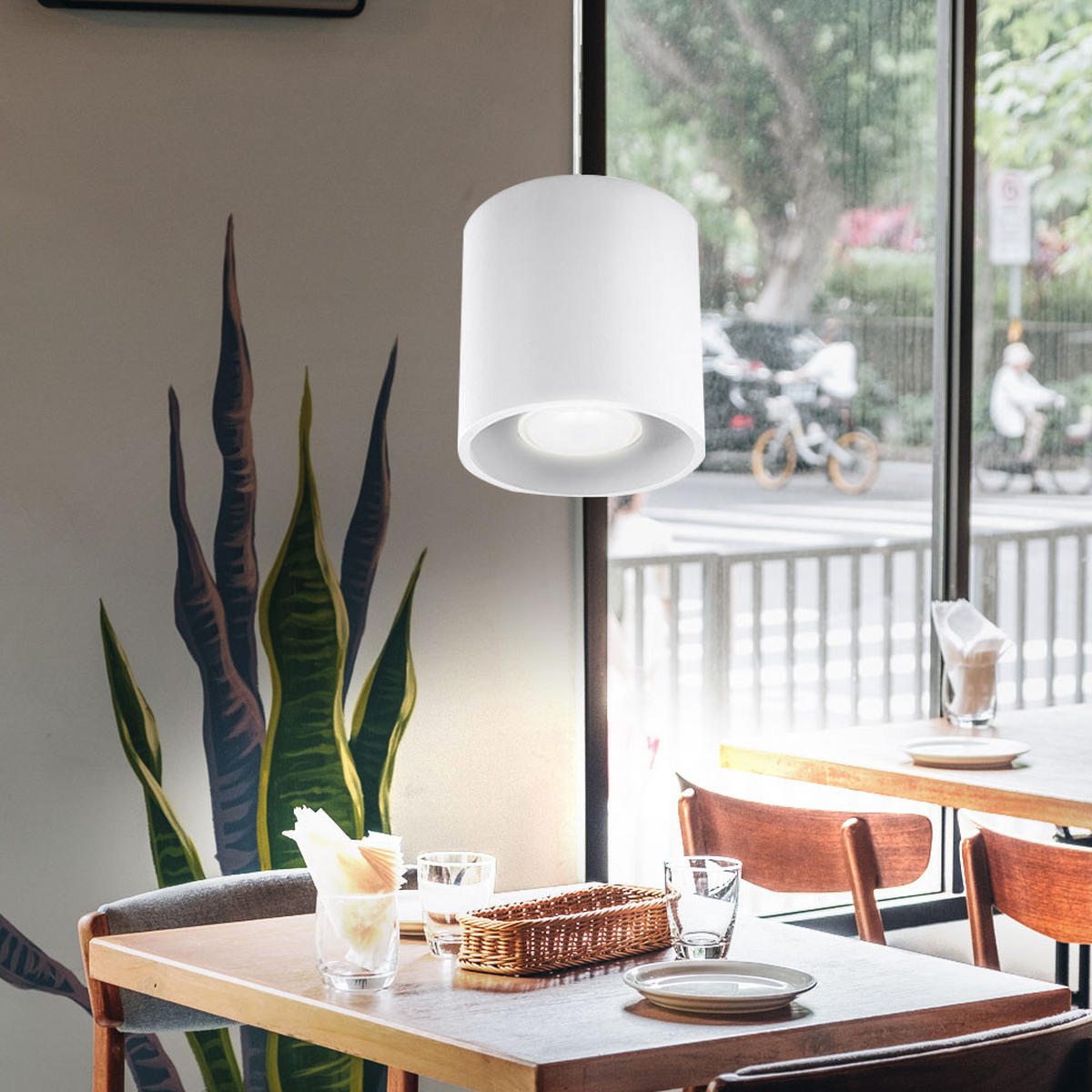 HÄNGELEUCHTE ORBIS Aluminium Weiß - Weiß, Metall (10/10/80cm)