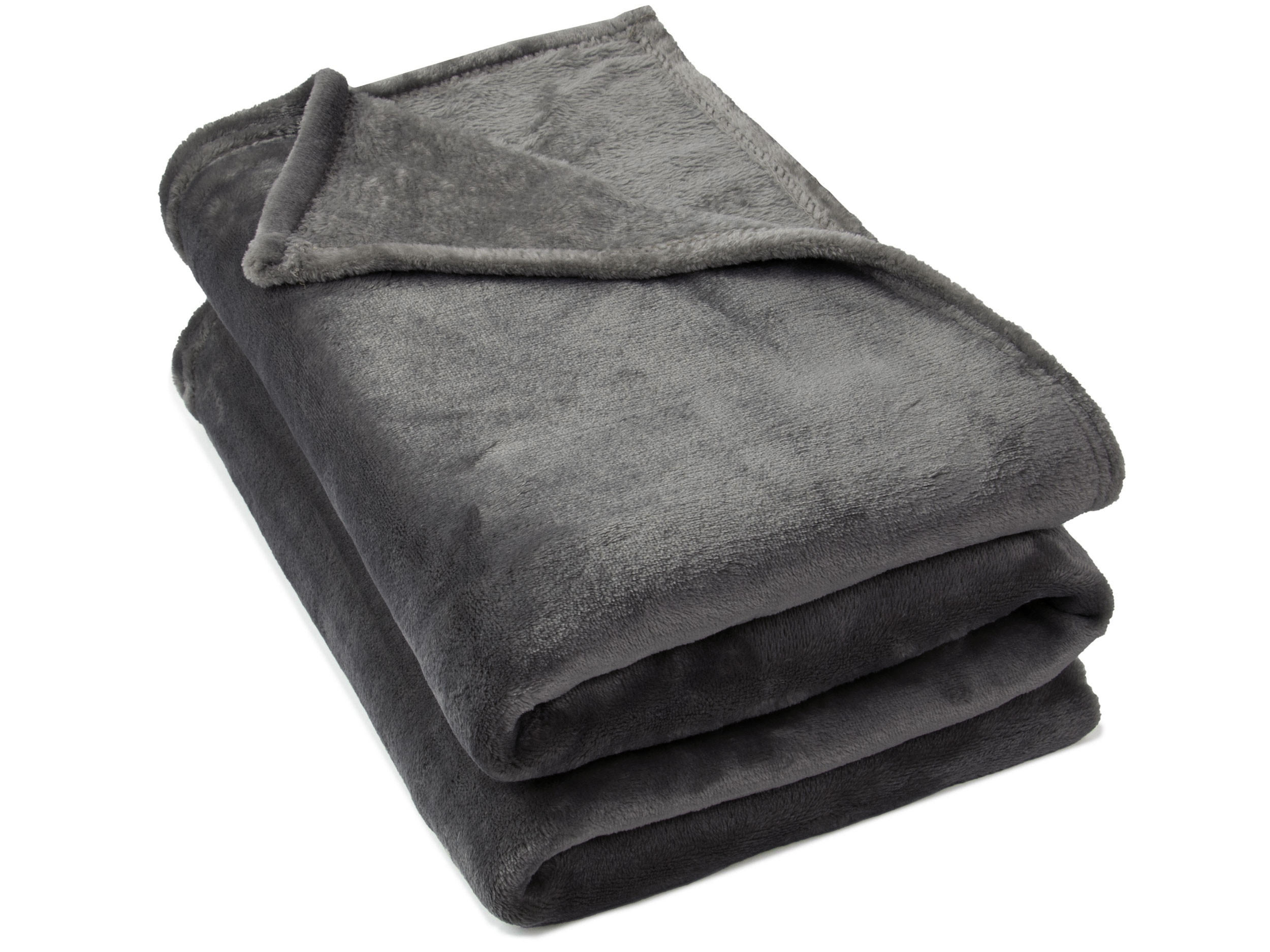 KUSCHELDECKE, 150x200 cm, 100% Polyester, Grau - Anthrazit, Textil (150/200cm) - Zollner