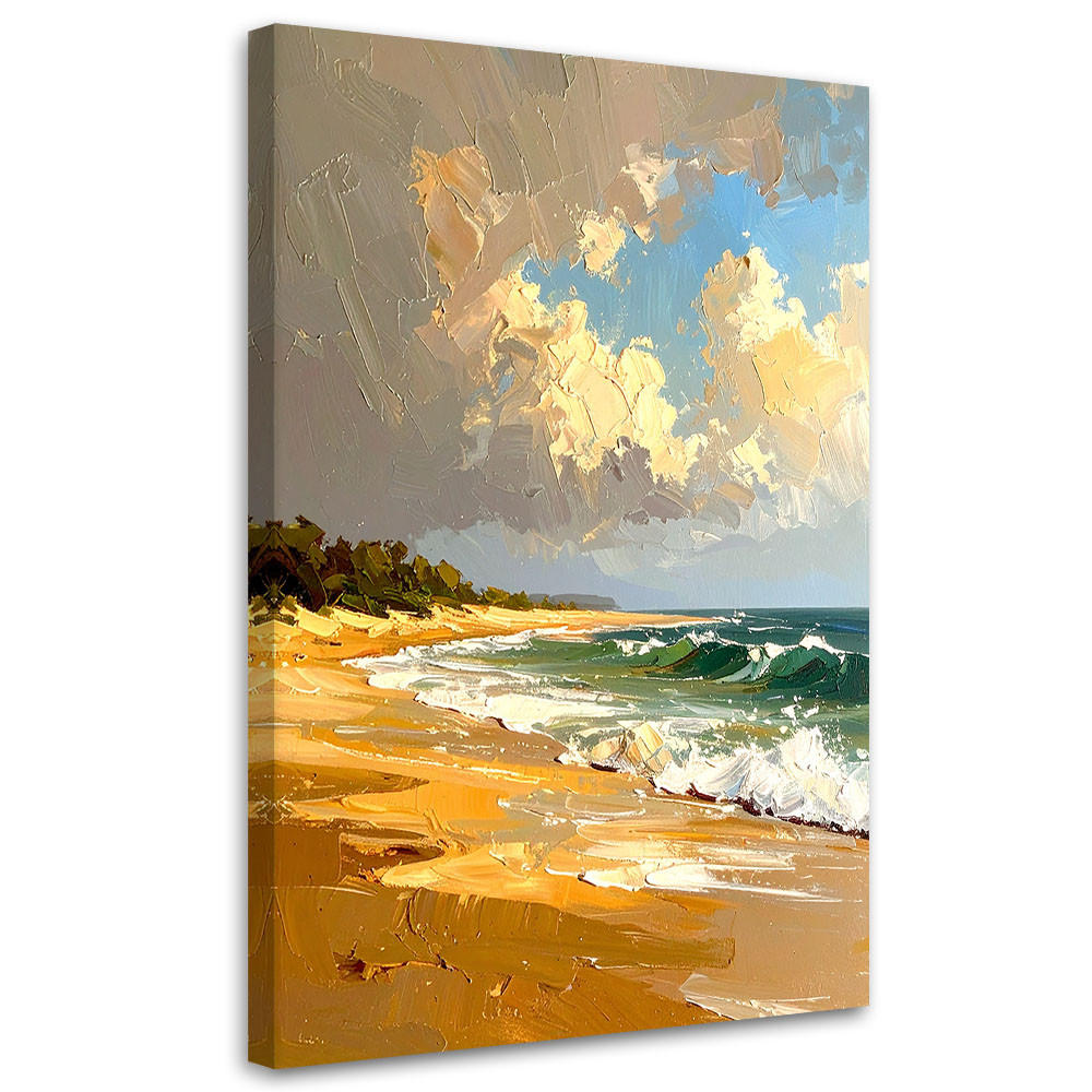 LEINWANDBILD Landschaften 20x30cm - Beige, Textil (20/30cm) - Feeby