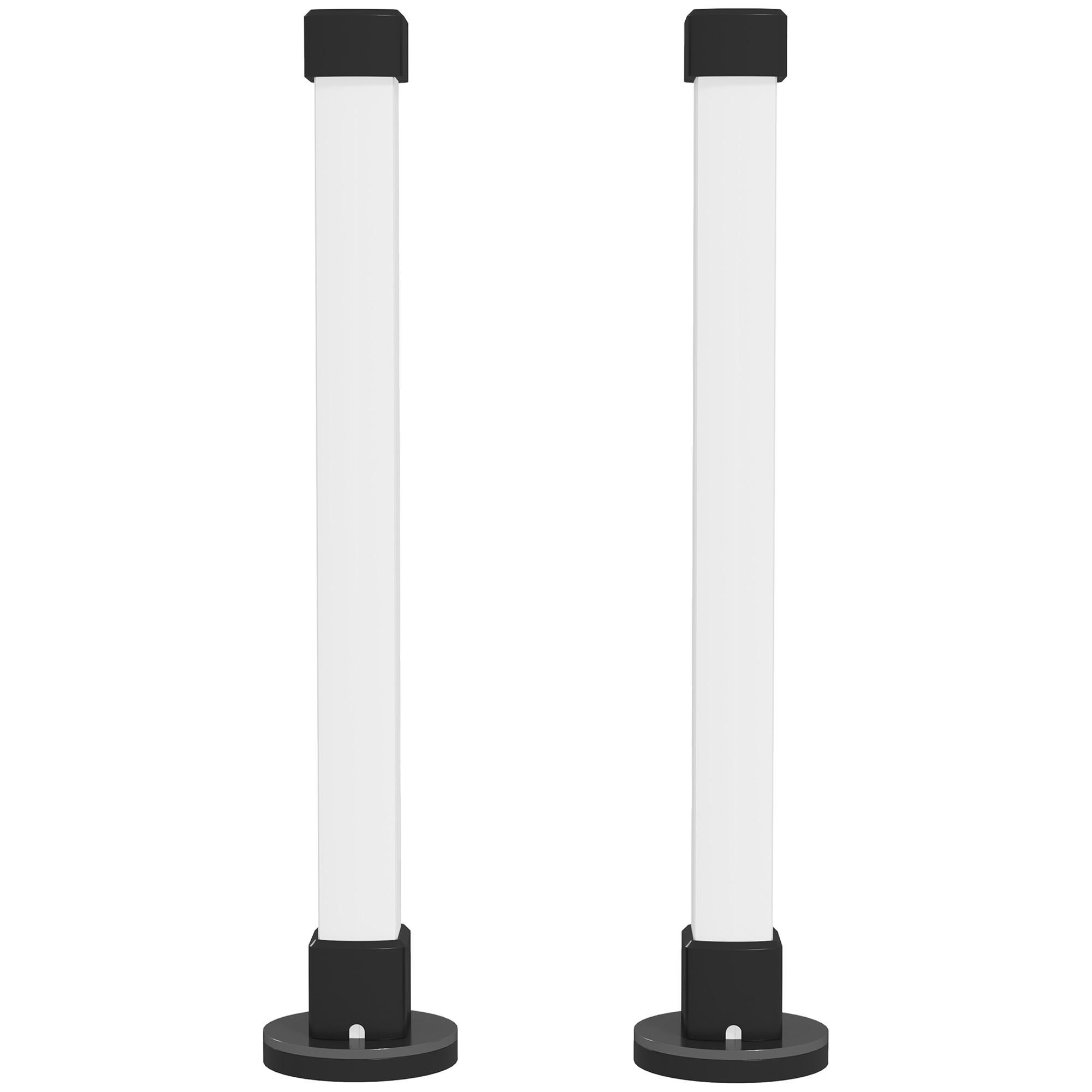 Homcom Tischlampe Weiß 6x32.5x6 cm