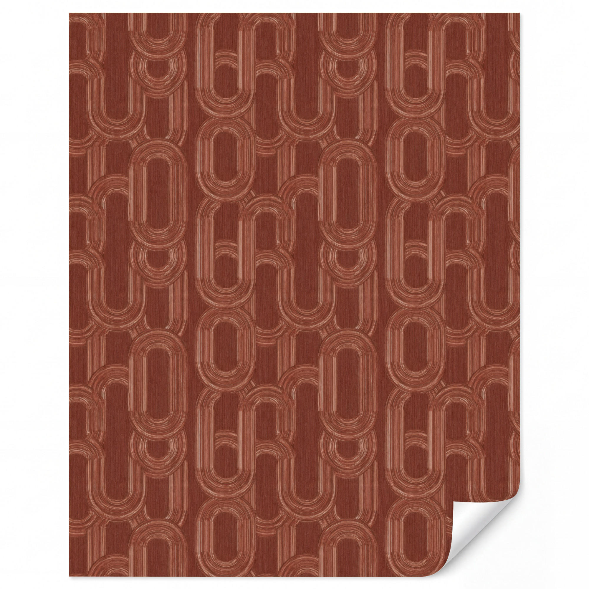 OnlyWow Tapete Terracotta 240x280 cm