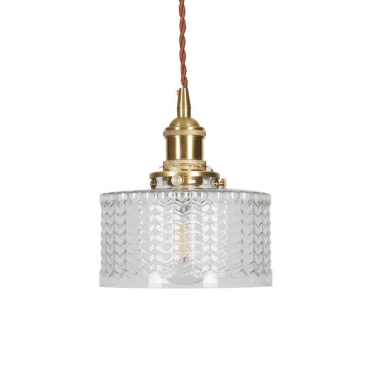 LED-HÄNGELEUCHTE Transparent 4W 15/15/16-150 cm - Transparent, Glas (15/15/16cm) - Authentics