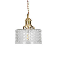 LED-HÄNGELEUCHTE Transparent 4W 15/15/16-150 cm - Transparent, Glas (15/15/16cm) - Authentics