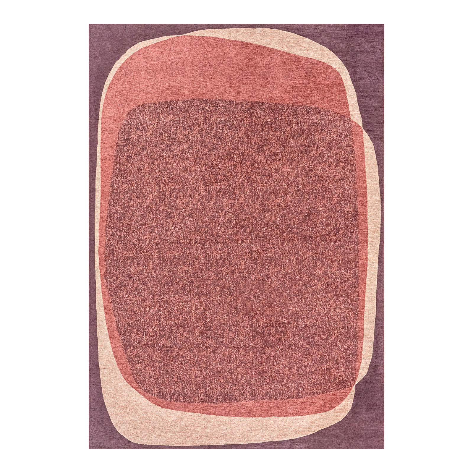 TEPPICH Rosewood Craft Marble 200/280 cm - Pink, Kunststoff/Textil (200/280cm) - Louis De Poortere