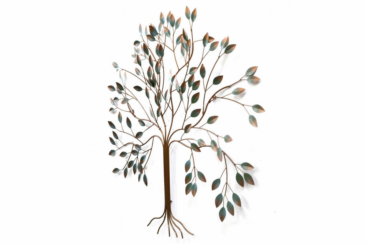 WANDDEKO Braun 98/98 cm - Braun, Metall (2.2/98/5cm) - KUNSTLOFT