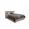 POLSTERBETT Zaira 140x200cm – Elegantes Polsterbett für modernen Wohnstil , Taschenfederkernmatratze Pocket KOKOS (20cm), Sandfarben - Sandfarben, Holz - Panda Möbel