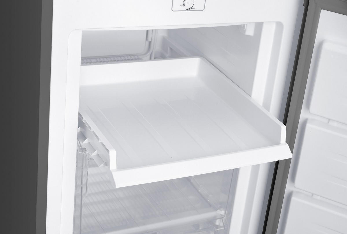 GEFRIERSCHRANK FS1682E-S groß - 168L Nutzinhalt, 4-Sterne Gefrieren, Freezer, leise 37 dB, silber - Silberfarben, Kunststoff/Metall (54.5/142.5/57.5cm) - homeX