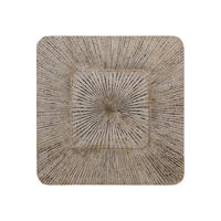 WANDPANEEL Dishita Beige 90/3.5/90cm - Beige, Holz (3.5/90/90cm) - PTMD Collection