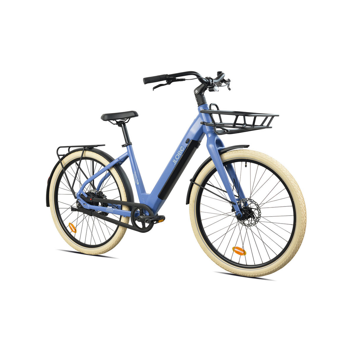 CITYVENTURE E-BIKE 27,5" ONTARIO RM - Blau, Metall (110cm) - LLOBE