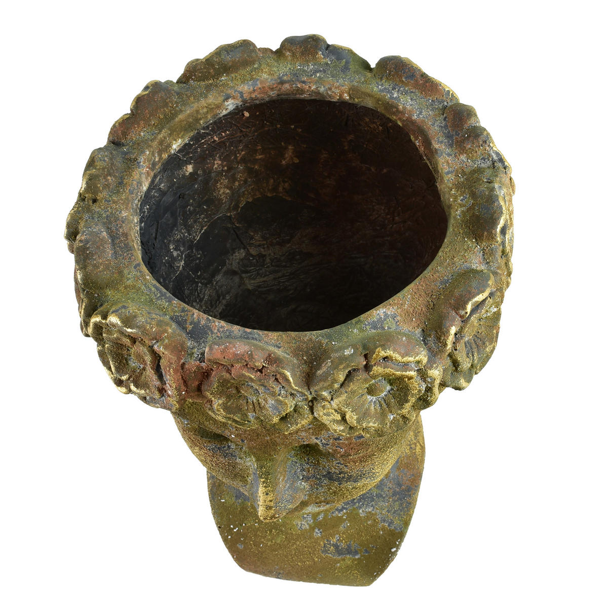 BLUMENTOPF Lari grau 26.5/26.5/45.5 cm Kersmik - Grau, Keramik (26.5/45.5/26.5cm) - Mondex