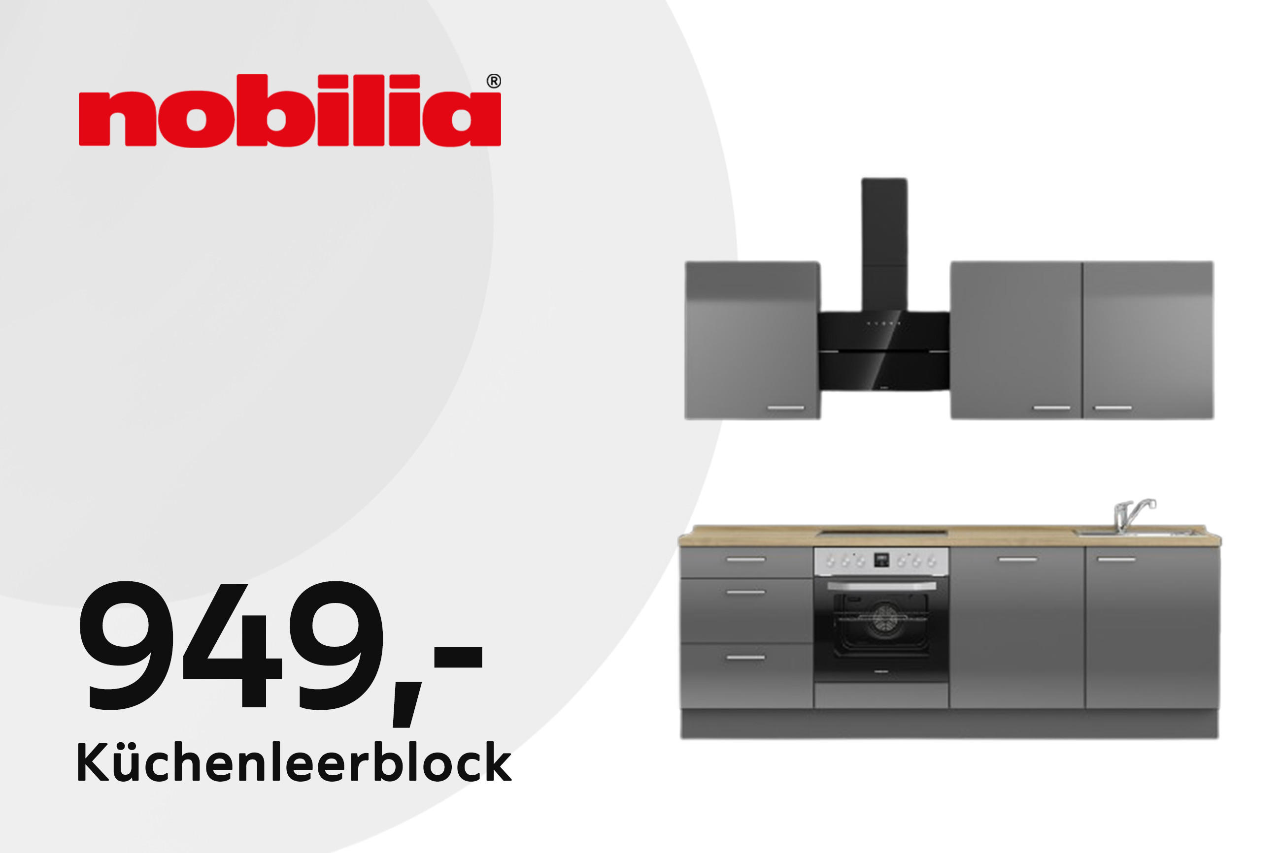 NOBILIA Kuechenleerblock 949,-