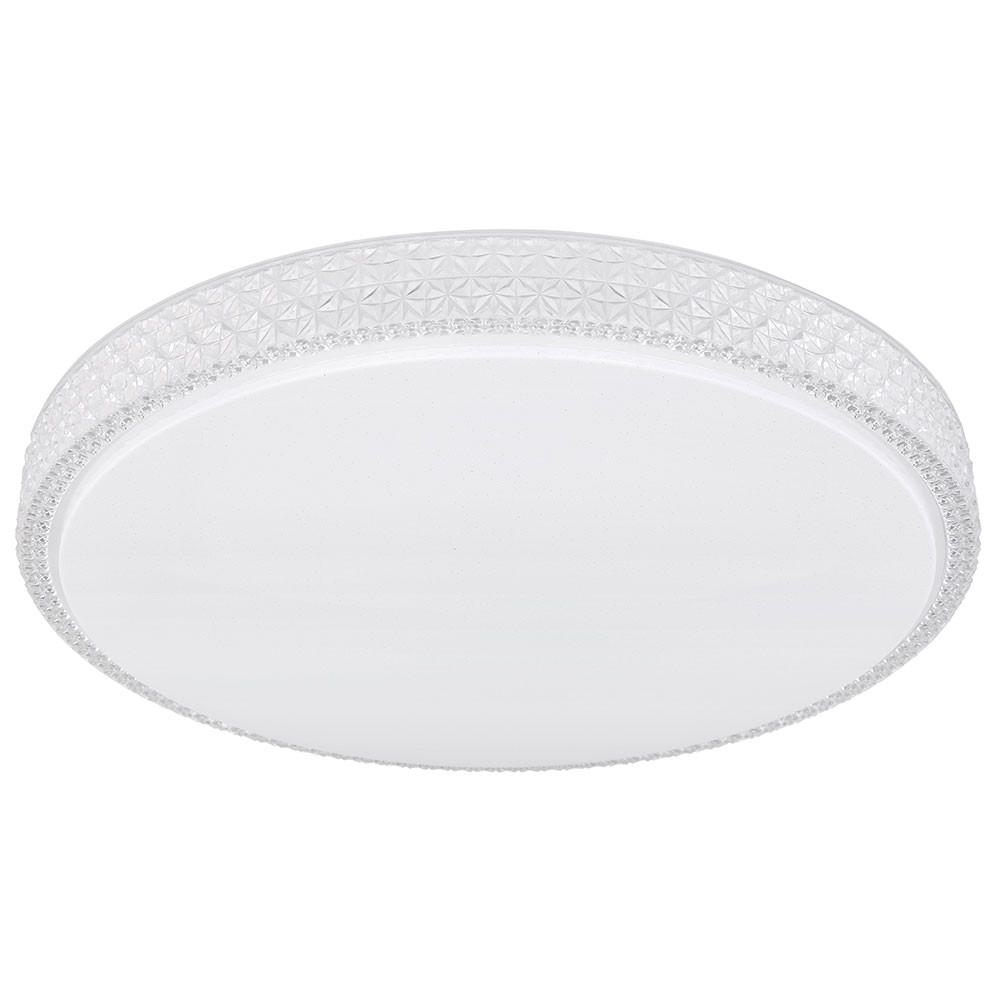 LED DECKENLEUCHTE Metall Acryl Weiß - Weiß, Metall (60/60/11cm) - Globo Lighting