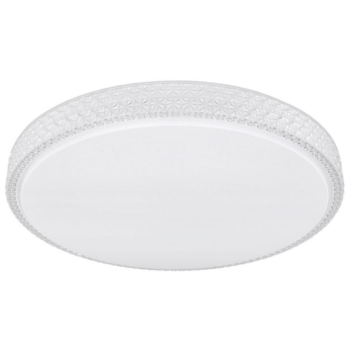 LED DECKENLEUCHTE Metall Acryl Weiß - Weiß, Metall (60/60/11cm) - Globo Lighting