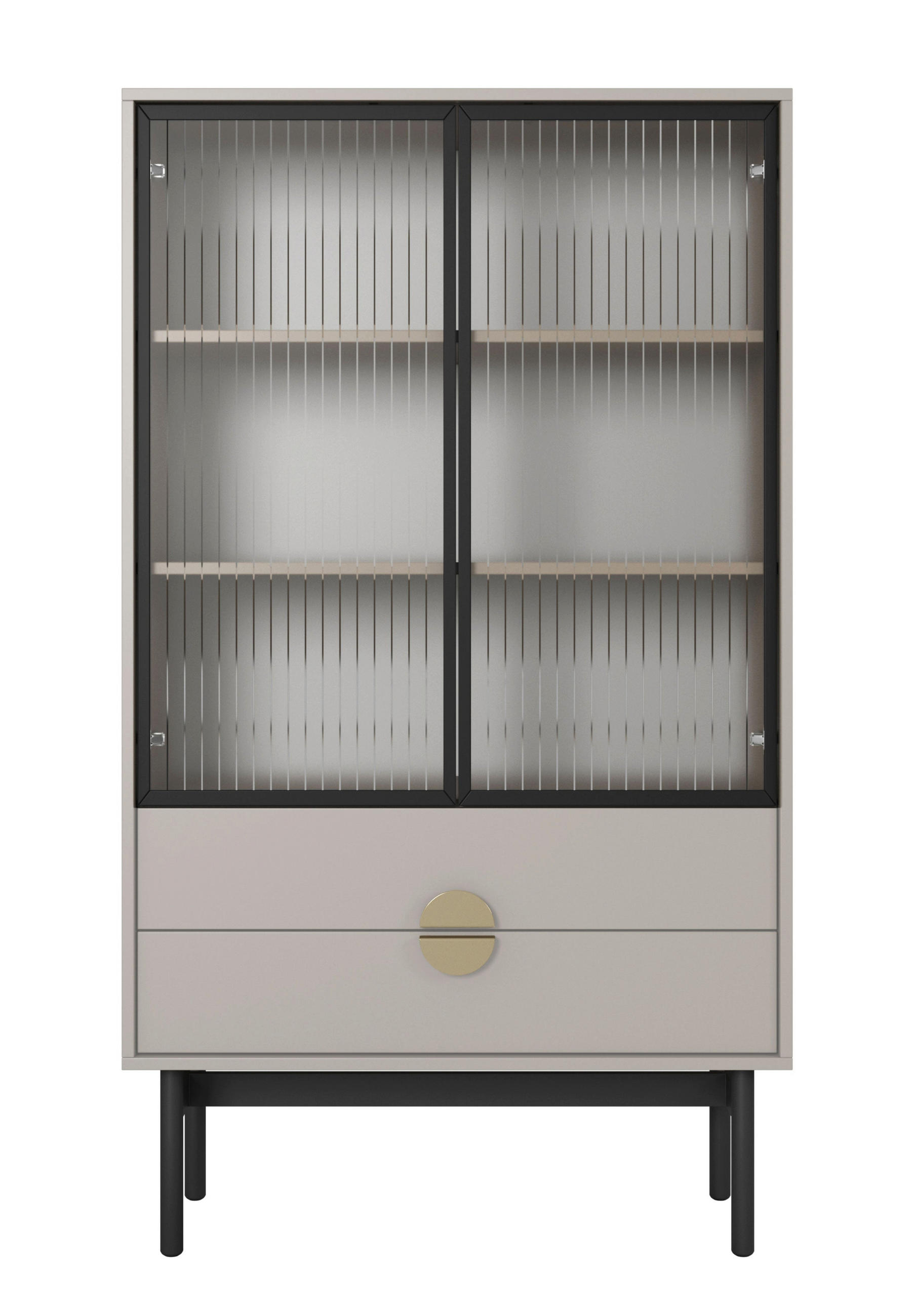 Selsey VITRÍNA Stoon II taupe 150 cm