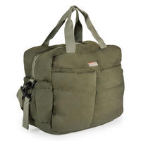 WICKELTASCHE Solana grün Wickelunterlage, Seitentaschen, Isoliertasche, Kinderwagenclips - Grün, Textil (17/35/45cm) - Cangaroo