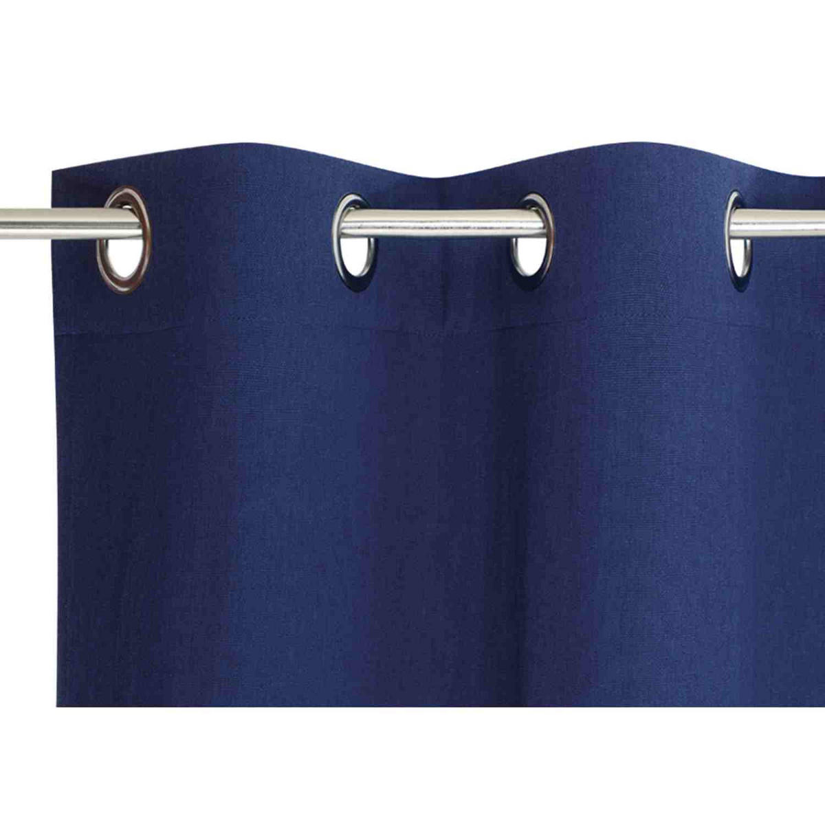 BLICKDICHTER ÖSENVORHANG Dove Signature - Titanfarben, Textil (140/0.5/245cm) - Tom Tailor