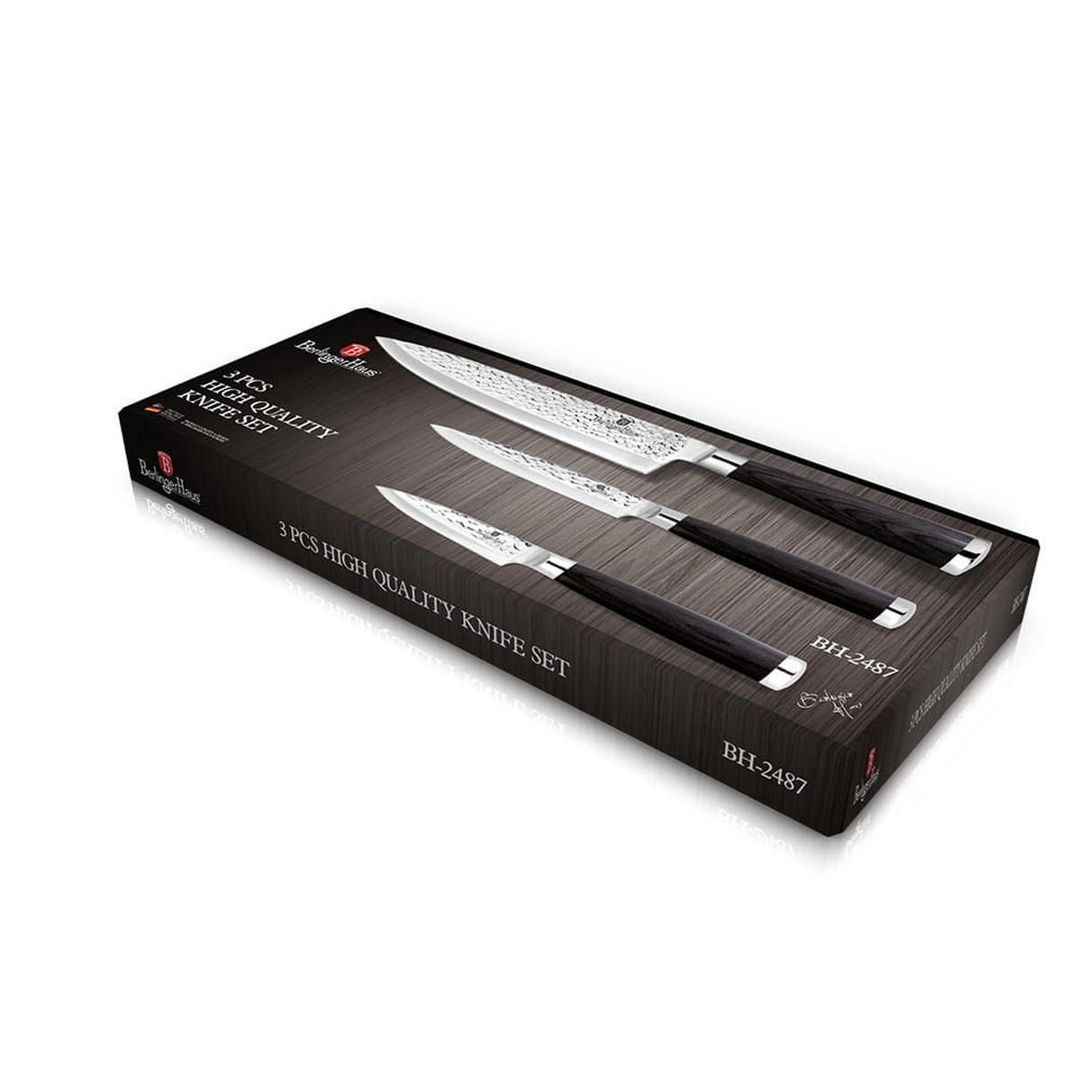 MESSERSET Silber 30/10/30 cm BH2487 - Silberfarben, Metall - Berlinger Haus