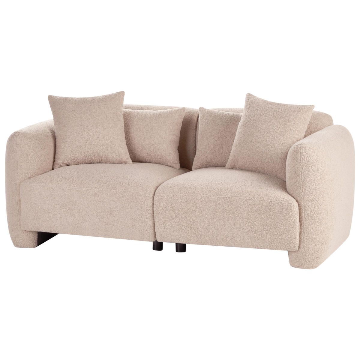 POHOVKA 3-místná Bouclé Béžová Ekenes - béžová, textil (182/72/90cm) - Beliani