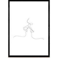 POSTER Nordica Paarkuss A3 Rahmenlos - Klar, Papier (29.7/5/42cm) - Nacnic