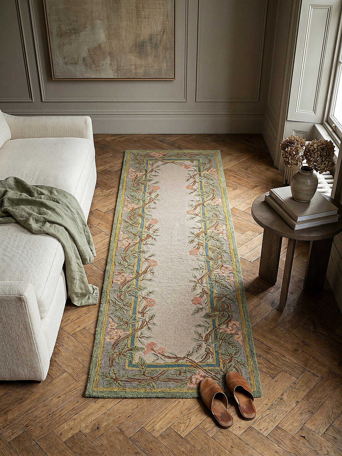 TEPPICH aus Wolle SOAR in Bunt, floral, 80 x 300 cm - Multicolor, Textil (80/300cm) - KADIMA DESIGN