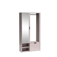 GARDEROBENSCHRANK Limo Plus mit zwei Türen kaschmir - Kaschmir, Holzwerkstoff (100/190/33cm) - Beautysofa