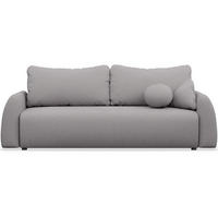 3-SITZER SOFA Nubelle Grau Chenille-Bezug, wasserabweisend - Schwarz/Grau, Kunststoff/Textil (244/85/93cm) - Selsey