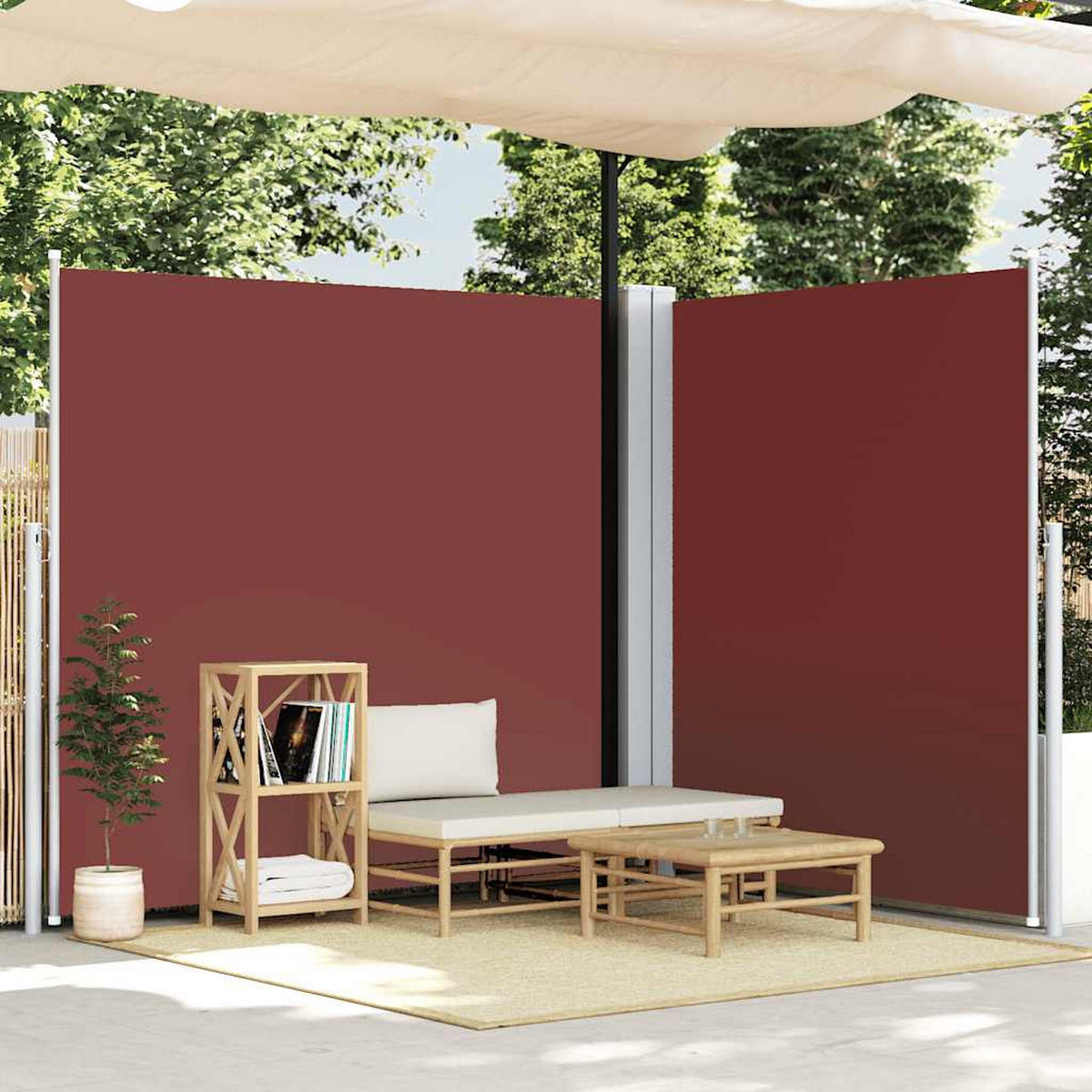 SEITENMARKISE Ausziehbar Braun 220x600 cm - Braun, Textil (600/220/600cm) - furnicato