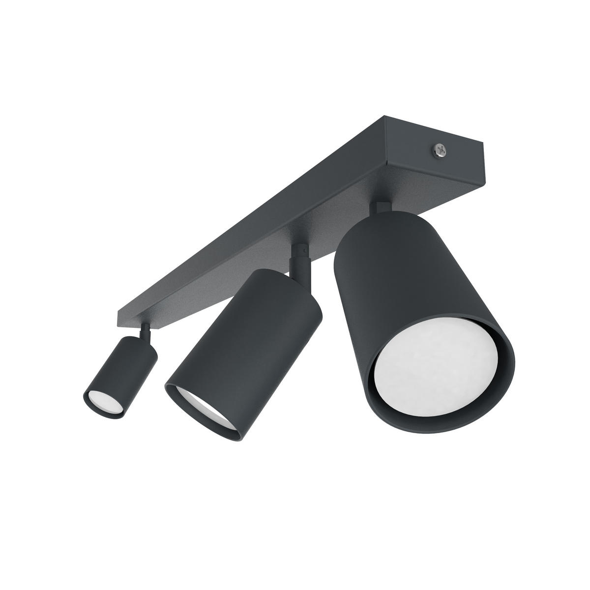 DECKENLEUCHTE - Anthrazit, Metall (6/70/6cm) - Lumicom