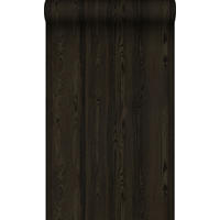TAPETE Holzoptik 53 cm x 10.05 m - Schwarz, Papier (53/1000cm) - Origin Wallcoverings