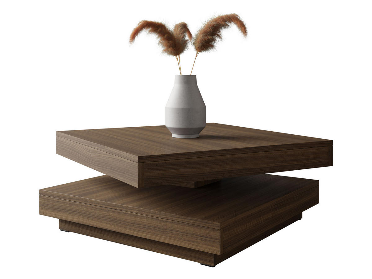 COUCHTISCH Nenani - Nussbaumfarben, Holzwerkstoff (70/70/34cm) - MIRJAN24