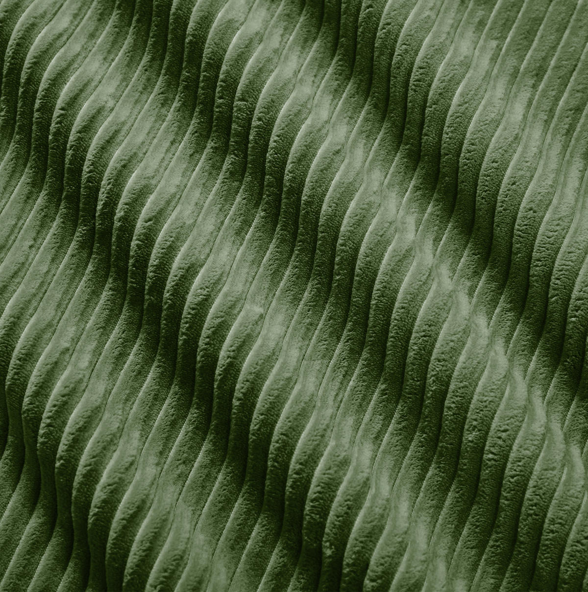 ECKSOFA modular rahmenlos mit geschwungenen Armlehnen und Cordbezug, Grün - Grün, Textil (208/178cm) - Redom
