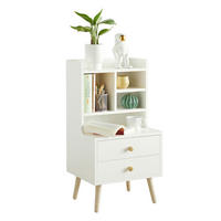 NACHTTISCH Weiß - Weiß, Holzwerkstoff (43/81/36cm) - SoBuy