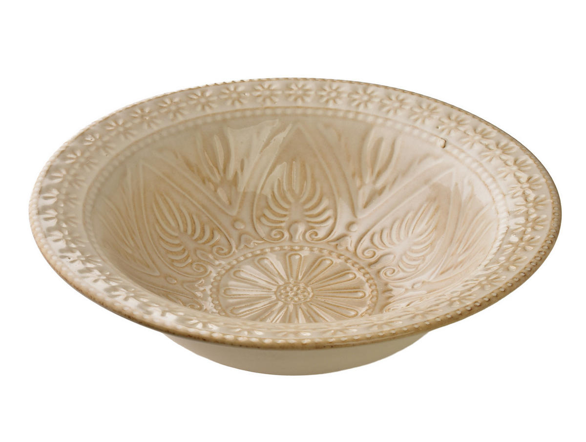 PASTATELLER Basic Nature Beige 20.5x20.5x6 cm Keramik - Beige, Keramik (20.5/20.5/6cm) - Mondex