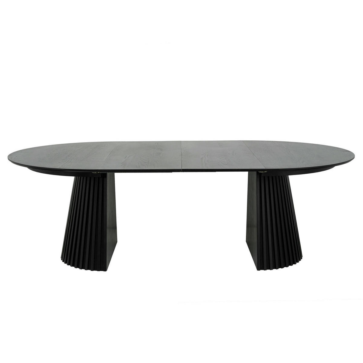 ESSTISCH 140/140/75 Schwarz rund - Schwarz, Holzwerkstoff (140/140/75cm) - Furnhouse