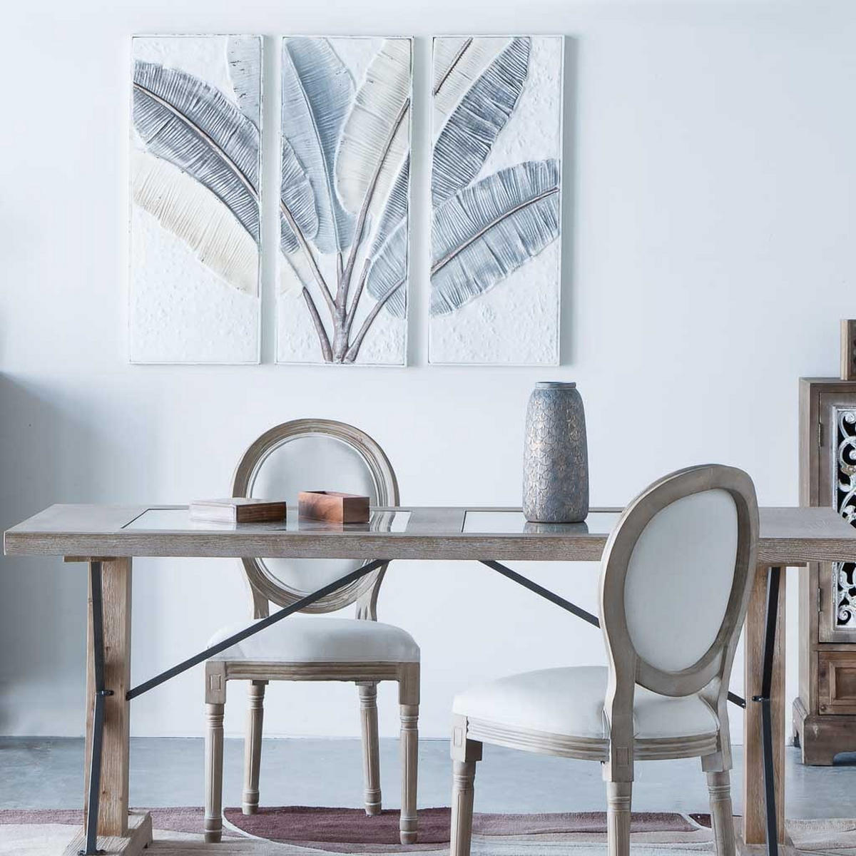 STUHL aus Holz, beige, 48x46cm - Beige, Holz (48/96/46cm) - Wanderlust