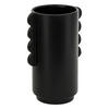 VASE Keramik Wavy Bliss Ø 13 cm - Schwarz, Keramik (25.5cm) - Atmosphera Createur d´interieur