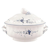 TERRINE Vieux Luxembourg weiß-blau 2,7 L - Blau/Weiß, Keramik (1cm) - Villeroy & Boch