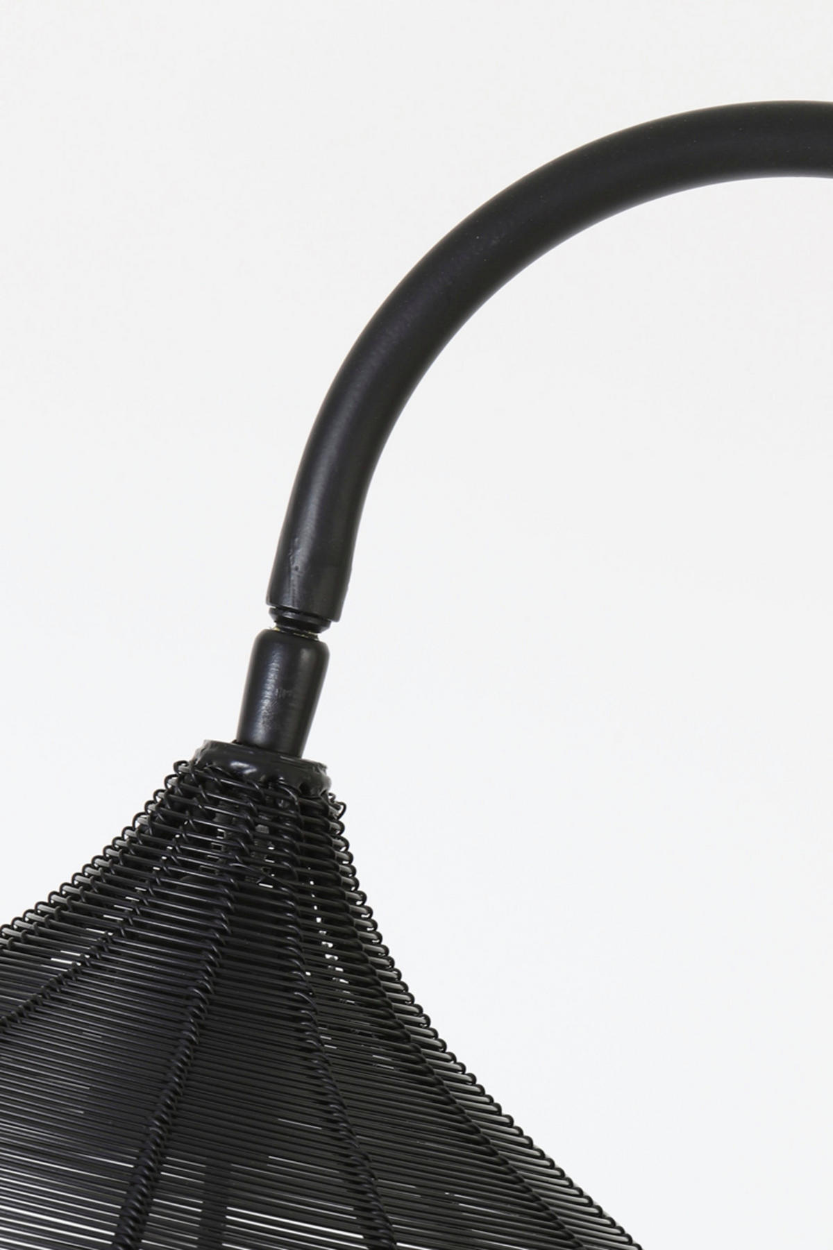 STEHLEUCHTE Alvaro Schwarz Ø35/160 cm - Schwarz, Metall (35/30/160cm) - Light & Living